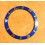 ROLEX RARE INSERT GRADUE LUNETTE BLEU MONTRE SUBMARINER DATE 16613, 16618, 16803, 16808 PERLE SUPERLUMINOVA