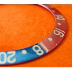 Vintage Rolex GMT Master 1675 16750 Pepsi Blue & Red Faded Bezel Watch Insert Part