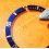 ROLEX RARE INSERT GRADUE LUNETTE BLEU MONTRE SUBMARINER DATE 16613, 16618, 16803, 16808