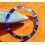 ROLEX RARE INSERT GRADUE LUNETTE BLEU MONTRE SUBMARINER DATE 16613, 16618, 16803, 16808 PERLE SUPERLUMINOVA