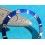 ROLEX RARE INSERT GRADUE LUNETTE BLEU MONTRE SUBMARINER DATE 16613, 16618, 16803, 16808 PERLE TRITIUM