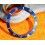 ROLEX RARE INSERT GRADUE LUNETTE BLEU MONTRE SUBMARINER DATE 16613, 16618, 16803, 16808 PERLE SUPERLUMINOVA