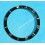 ROLEX GENUINE LUMINOVA BLACK BEZEL MID-FONT INSERT FOR SUBMARINER 1680, 5512, 5513, 5514, 5517, SEA-DWELLER 1665