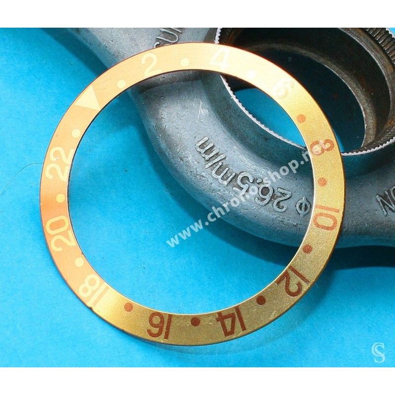 ROLEX VINTAGE FADED INSERT ROOTBEER BITONS MONTRE GMT MASTER 1675, 16753, 1675-3, 16758, 1675-8