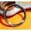 ROLEX RARE INSERT GRADUE 24H JAUNE & NOIR DE LUNETTE MONTRE ROLEX GMT MASTER II 16713, 16718 SERIFS FAT FONT