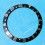 Rolex GMT Master All Black watch Black color S/S 16700, 16710, 16760 Bezel 24H Insert Serifs Fat font Part