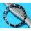 Rolex GMT Master All Black watch Black color S/S 16700, 16710, 16760 Bezel 24H Insert Serifs Fat font Part