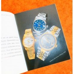 Rolex Rare livret, manuel, notice, mode d'emploi Langue Italien montres Datejust années 2000's