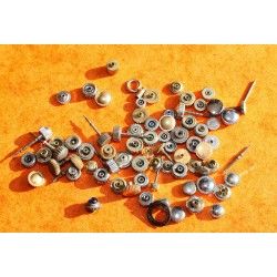 LOT DE 100 COURONNES REMONTOIRS ACIER MONTRES DIVERS