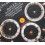 Rolex Rare Cosmograph Daytona Patined Watch Part Spare Black Tritium Dial 16520 6 Inverted for Sale