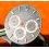 Rolex Rare Cosmograph Daytona Patined Watch Part Spare Black Tritium Dial 16520 6 Inverted for Sale