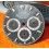 Rolex Rare Cosmograph Daytona Patined Watch Part Spare Black Tritium Dial 16520 6 Inverted for Sale