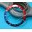 ROLEX INSERT GRADUE 24H B BICOLORE PEPSI ROUGE / BLEU DE MONTRES VINTAGES GMT MASTER 1675, 16750, 16758, 16753