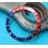 ROLEX INSERT GRADUE 24H B BICOLORE PEPSI ROUGE / BLEU DE MONTRES VINTAGES GMT MASTER 1675, 16750, 16758, 16753