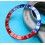 ROLEX INSERT GRADUE 24H B BICOLORE PEPSI ROUGE / BLEU DE MONTRES VINTAGES GMT MASTER 1675, 16750, 16758, 16753