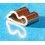 ROLEX watch part Inner fixing Endlinks end pieces 590, 590B 13mm Bracelet 78340 watches