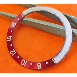 Vintage Rolex GMT Master 1675 16750 Pepsi Blue & Red Faded Bezel Watch Insert Part