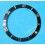 ROLEX INSERT LUNETTE NOIRE MONTRES SUBMARINER DATE OR & ACIER 16613, 16618, 16803, 16808 PERLE LUMINOVA