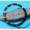 ROLEX INSERT LUNETTE NOIRE MONTRES SUBMARINER DATE OR & ACIER 16613, 16618, 16803, 16808 PERLE LUMINOVA