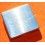 ANTIQUE 50's SQUARE TIN PARTS STORAGE BOX WATCHES SPARES, DIALS, BEZELS, INSERTS, ALUMINIUM STORAGE CASE