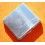 ANTIQUE 50's SQUARE TIN PARTS STORAGE BOX WATCHES SPARES, DIALS, BEZELS, INSERTS, ALUMINIUM STORAGE CASE