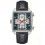 TAG HEUER BRACELET RACING CUIR DE VEAU PERFORE NOIR 22mm MONTRES MONACO & SILVERSTONE, AUTAVIA ref. FC6300 STEVE MCQUEEN