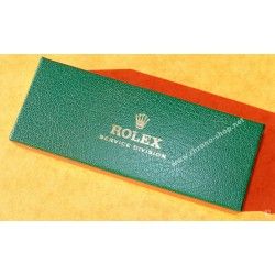 AUTHENTIQUE BOITE, COFFRET, ETUI DE RÉVISION MONTRES VINTAGES ROLEX ANNEES 70-80