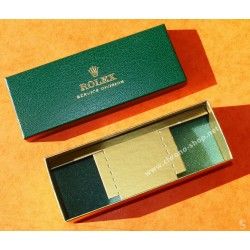 AUTHENTIQUE BOITE, COFFRET, ETUI DE RÉVISION MONTRES VINTAGES ROLEX ANNEES 70-80