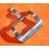 Panerai Watch leather strap part Ssteel OEM Buckle Tan watch Luminor, Marina, Radiomir, Submersible 47mm ref PAV00627