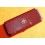 PATEK PHILIPPE COLLECTIBLE 70-80's VINTAGE LEATHER BURGUNDY OBLONG BOX CASE watches Nautilus, Calatrava