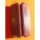 PATEK PHILIPPE COLLECTIBLE 70-80's VINTAGE LEATHER BURGUNDY OBLONG BOX CASE watches Nautilus, Calatrava