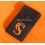 Original CHRONO-SHOP Suede black orange  velvet pouch traveler's case IWC, Rolex, Tissot, Tag heuer, omega, breitling