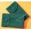 Rolex Lot of 2 Suede green velvet pouch traveler's service holder case watches Submariner, Gmt, Daytona, Explorer, Air King