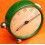 ORIS Vintage & Rare Montres Réveil Radium années 40 Mécanique Rouge & Vert Sonnerie