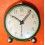 Antique 1940s SWISS ORIS alarm clock Art Deco Desk Table Collectors Watch