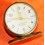 Antique 1940s SWISS ORIS 7 Jewels alarm clock Art Deco Desk Table Collectors Watch