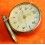 Antique 1940s SWISS ORIS 7 Jewels alarm clock Art Deco Desk Table Collectors Watch