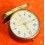 ORIS Vintage & Rare Montres Réveil 7 rubis Radium Tir Federal Bienne 1958 Mécanique Rouge & Doré Sonnerie