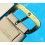 VINTAGE BEIGE WATCH STRAP BAND PERFORATED HOLES BRACELET RACING 20mm