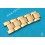 ♛ Rolex Gold Electro Plated Oyster Watch Half links Band Bracelet 78351 Heavy link Bracelet 19mm ref 32-20666 ♛