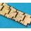 ? BRIN MAILLONS X 5 PARTIE BRACELET MONTRES ROLEX PLAQUE OR 18 CARATS Ref 78351 ref 32-20666 ?