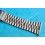 NSA Rare 70's New, NOS Swiss band Ssteel Watch Sport Bracelet Favre Leuba Deep Blue Sea Sky Bathy Heuer, 24mm ends