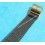 ACCESSOIRE BRACELET TRESSE NOIR VINTAGE MONTRES PLONGEE NATO 18mm AVEC BOUCLE ARDILLON