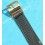 ACCESSOIRE BRACELET TRESSE NOIR VINTAGE MONTRES PLONGEE NATO 18mm AVEC BOUCLE ARDILLON