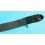 Vintage 70's Watch NOS Braided TROPICAL NATO Nylon Exotic Watch Strap - Black -18mm