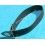ACCESSOIRE BRACELET TRESSE NOIR VINTAGE MONTRES PLONGEE NATO 18mm AVEC BOUCLE ARDILLON
