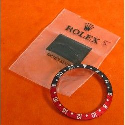 ROLEX INSERT GMT MASTER II 16700 16760 COKE patiné vintage authentique