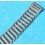 Collectible 40's Bamboo, Military, Bonklip St Steel Watch Bracelet 16mm BubbleBack watches