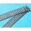 Vintage Bracelet CWD W80 EVERBRIGHT SWISS MADE Acier Circa 30-40 Bamboo, Bonklip Militaire WWII 16mm Montres BubbleBack