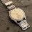 Vintage Bracelet CWD W80 EVERBRIGHT SWISS MADE Acier Circa 30-40 Bamboo, Bonklip Militaire WWII 16mm Montres BubbleBack